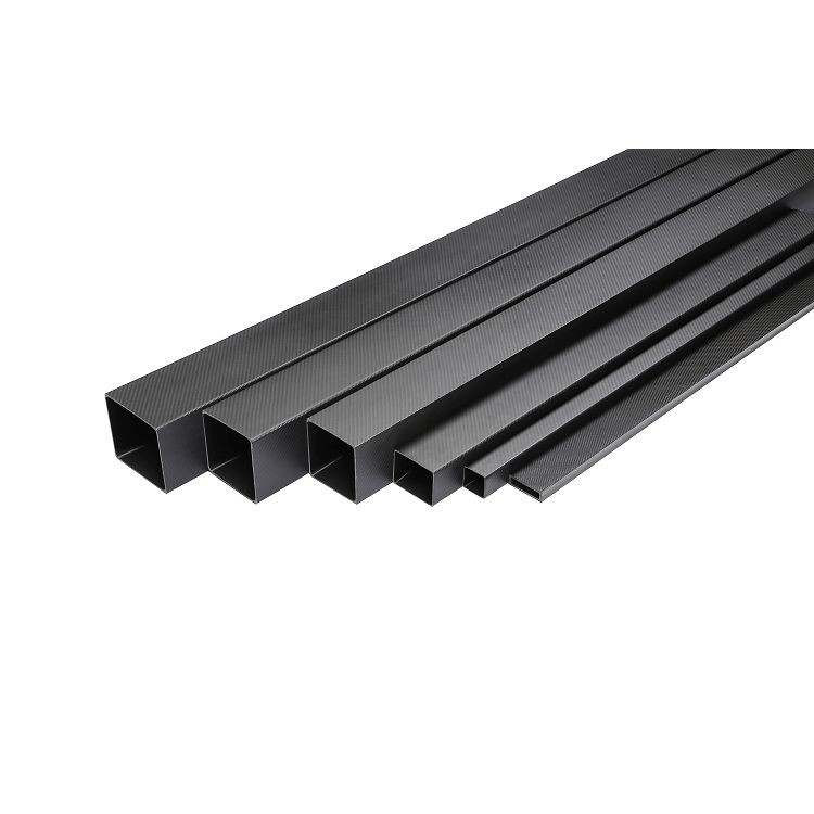 Szénszálas négyzet alakú cső